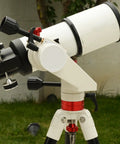 Mounted telescope on tripod with 360 Degree Aluminum PTZ Mount With Micro Adjustment Knob For Telescopes And Bird Watching Rig