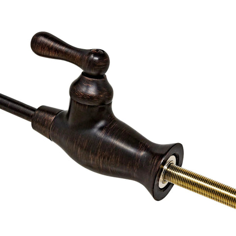 No Airgap NSF Certified RO Faucet For Clean Drinking Water, Reverse Osmosis Filtration System in Venetian Bronze, angled view