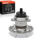 Rear Wheel Bearing And Hub Assembly With ABS For Toyota RAV4 1996 To 2005 FWD Only 5 Lug Hub Replacement in packaging.
