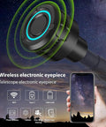 4K CMOS Telescope Camera Eyepiece With WiFi And 6 Hour Battery Life, displaying real time astronomy on smartphone screen.