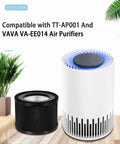 Two Pack Replacement Filters For TT-AP001 And VAVA VA-EE014 Air Purifiers SPF Compatible shown with purifier on table