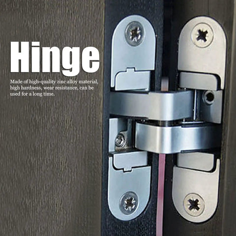 Heavy Duty Folding Door Hinge Built Tough For Silent Glide Operation Smooth Swinging Motion With Wear Resistant Nylon Pad No Hassle Install Zinc Alloy Cabinet Hardware For Interior Doors, close-up view showing high-quality zinc alloy.