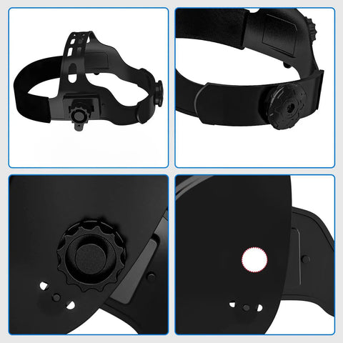 Adjustable Comfort Welding Headgear With Full Face Coverage Built Tough For Welders Lightweight ABS Protective Gear details
