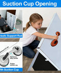 Top Shelf Heavy Duty Hidden Floor Access Panel with suction cup opening, 72 by 32 inch size, ideal for crawl space access.