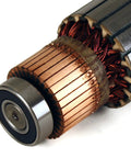 Close-up of the Armature For RIDGID Threading Machine 87740 300 535 Fits A Ton Of Models Includes Two Bearings 44565 Replacement Part
