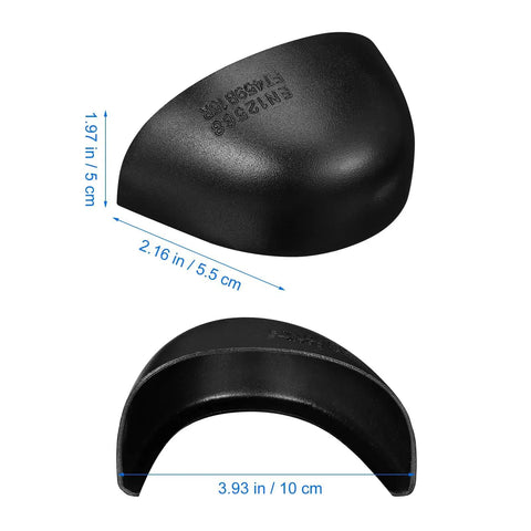 Rugged Steel Toe Covers For Boots And Shoes, Tough-As-Nails Toe Caps, Removable Metal Toe Inserts For Work Boots