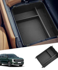 Hyundai Palisade 2026 Center Console Organizer Tray for 7 Seat Calligraphy Trim Dual Opening Armrest Storage Box installed
