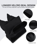 Range Ready Outdoor Shooting Rest Bags with Velcro seal design, water-resistant black 600D polyester for rifles and shotguns.