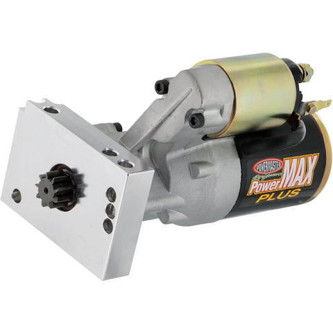 Heavy Duty Starter Motor For Chevy Universal Straight Mount 153 or 168 Tooth Flywheel 14 to 1 Pinion Natural Finish close-up view
