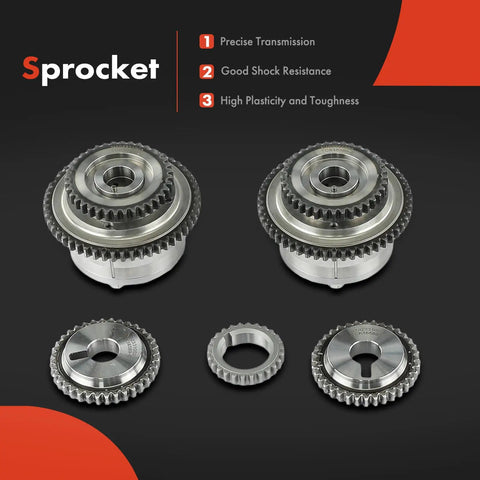 Nissan 14 Piece Engine Timing Chain Kit With Sprocket Tensioner And Guide For V6 4.0L DOHC Engines In Frontier 2005 2019