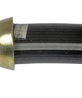 Front Passenger Side Brake Hydraulic Hose Replacement for Select Cadillac Chevrolet GMC Models with metal fitting