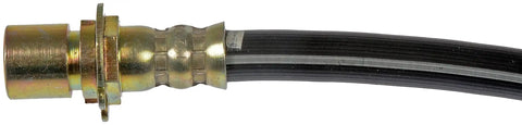 Front Passenger Side Brake Hydraulic Hose Replacement for Select Cadillac Chevrolet GMC Models with metal fitting