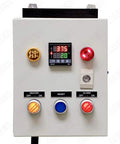 Heavy Duty Powder Coating Oven Control Panel With PID Controller, Built In Timer, Pro Grade Dual Volt And Amp Meter, Wall Mount Enclosure