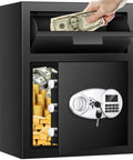 2.6 Cu Ft Depository Safe For Business With Quick Drop Slot And Digital LCD Display Cash Drop Safe With Anti Fishing Security Deposit
