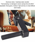 Adjustable Aluminum Toggle Clamp For Woodworking Bench Dogs System With Three Position Adjustment And Quick Clamp
