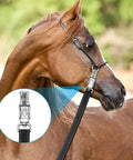 Heavy Duty Horse Cross Ties With Adjustable Length 45.2 To 78.7 Inches, Nylon Trailer Tie Featuring Panic Snap With Horse