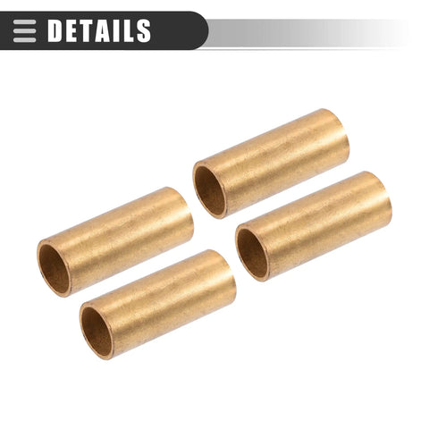 Universal Leaf Spring Bushing Kit For Cars Motorcycles And Boats Rock Solid Bronze Tone Wear Resistant Bushings Nine Sixteenths By Eleven Sixteenths By One And Three Quarters Inches Direct Replacement Easy Install Four Piece Set, four bronze bushings
