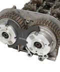 Close-up of camshaft locking tool in use with Pro Grade Engine Timing Kit for Ford Duratec EcoBoost Ti VCT 1.6 1.5 engines.