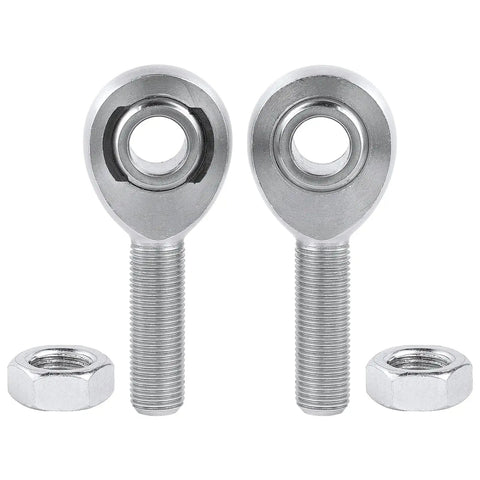 Beefed Up Five Eighths Inch Heim Joint Rod End Kit With Left And Right Hand Threads Chromoly Joints For Panhard Rod End Applications Hard Chrome Plated For Maximum Load And Longevity With Jam Nuts And Easy Install, pair with jam nuts