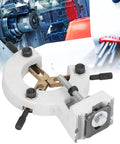 Rock Solid Lathe Tool Rest And Wood Stabilizer Steady Rest For Mini Lathe Machine Center Frame showing heavy-duty cast iron with brass rollers.