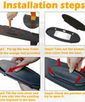 Installation steps for Replacement Sun Visor Vanity Mirror Covers Pair For Porsche 996 997 911 986 987 Boxster Cayman 1996-2010 Black