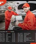 High Performance Heavy Duty Engine Electric Water Pump Plug And Play Replacement For Bmw N54 N55 Engines on display by technicians.