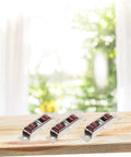 Heavy Duty Double Flat Sash Rollers And Slick Sliding Window Pulleys For Glass Doors And Barn Tracks Premium Glide Hardware Kit with three 64mm rollers.