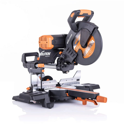 Dual Bevel Sliding Miter Saw For Wood Metal Plastic, 10-Inch Multi-Material Cutting With 45/45 Degree Dual Bevel And 50/50 Miter