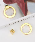 Brushed Gold Ring Drawer Pulls Set Of 4 Round Cabinet Pulls For Furniture Hardware on book cover