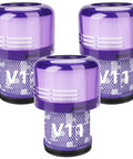 3 Pack Vacuum Filters Replacement For V11 Torque Drive V11 Animal V11 Complete V11 Extra V15 Detect V15S Detect Submarine Vacuums