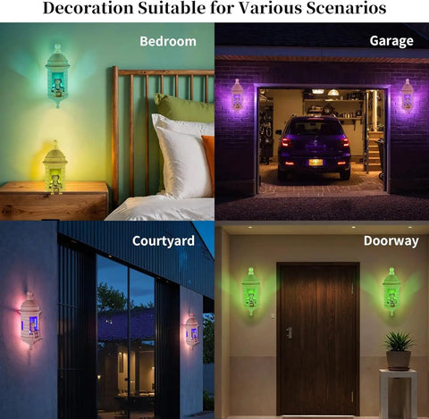 Garita Coqui Frog Wall Lamp With Sound Multi Color Changing Light Remote Controlled Night Light for versatile spaces
