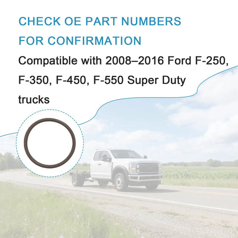 Ford Super Duty Radiator Coolant Hose O Ring Seal Kit Quick DIY Fix For Leaks Fits Dorman 926-165 And OE Fix RTS-1077 1078 BC3Z-8590-K Budget-Friendly Leak Repair For F 250 350 450 550