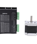 Heavy Duty Closed Loop Stepper Motor Kit Featuring Rugged Alloy Steel Construction And Silent Runner For Zero Skip Control On CNC Engraving And 3D Printing Shop Projects, includes driver and motor.
