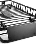 Beefy Heavy Duty Universal Steel Roof Rack 64 Inch By 39 Inch By 6 Inch Black Powder Coated Frame With Durable Crossbars
