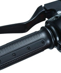Beefy Heavy Industry Motorcycle Grips With End Caps For Electronic Throttle Control On Harley-Davidson 2008 To 2019 Satin Black 1 Pair