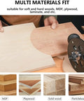 Router setup with 1-1/4 Inch Slab Flattening Router Bit With 1/4 Inch Shank, 2 Plus 2 Flute Carbide Inserts on wood materials