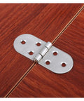 Rotating Concealed Hinge Door Fittings One Piece Stainless Steel Flap Hinge on wooden cabinet