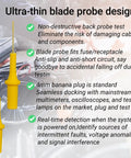Pro Grade Automotive Test Probe Adapter Kit With Back Probe And Blade Probe Tools For Pinpoint Diagnostic Testing