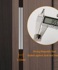 10 Pack Cabinet Door Magnetic Catch Set Stainless Steel And Cold Rolled Steel Heavy-Duty Magnetic Seal detail with measurement