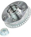 Wheel Bearing And Hub Kit Compatible With Audi TT Quattro 2000 Through 2006 Beetle 1998 Through 2010 Golf 2000 Through 2005 Jetta 1999 Through 2005 Includes One Bearing And One Hub Easy DIY Swap For VW And Audi Models, close-up view