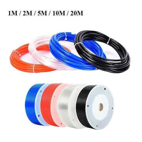 Heavy Duty Polyurethane Air Hose Plus Pneumatic Tubing For Compressors Featuring Slick Smooth Bore Rock Solid For Shop Gear And Automation Built Tight With Kickin Flexibility 20 Meter Orange 14Mm Od 10Mm Id on rolls and spools