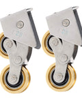 Two Pack Sliding Door Rollers For Cabinet And Pocket Doors Sleek Track Pulley Hardware Easy Install Replacement Wheels