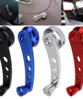 Upgrade Your Ride With These Heavy Duty Billet Aluminum Window Handle Cranks Silvery Fit For Most Cars Replaces Old Winder Kits Durable Anodized Finish Auto Interior Parts, silver manual window crank