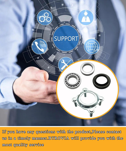Rear Axle Bearing And Seal Kit For Jeep Wrangler JK JKU 2007 2008 2009 2010 2011 2012 2013 2014 2015 2016 2017 Replace 68003270AA 83503077 68499023AA Direct Replacement And Ready To Drop In Drivetrain Upgrade displayed on tech background