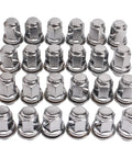 Set Of 24 OEM Mag Washer Lug Nuts 12x1.5 Thread, 13/16 Hex, 1.85 Inch Length For Toyota Tacoma 4Runner FJ Cruiser GX460