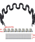 Nailing The Sag Out Of Your Favorite Sofa With This Rock Solid 16 Inch Couch Spring Repair Kit featuring Z wire clips and screws for recliners.