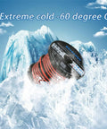 16 Gauge Flexible 2 Conductor Silicone Wire Red Black Spool 50 Ft High Temp 200C 600V Tinned Copper For LED Strip Extension Cable And DIY Projects in icy background