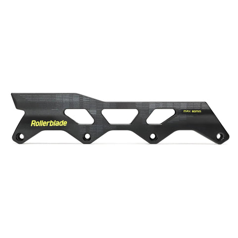 243mm Inline Skate Frame For 4x80mm Wheels, 9.6 Inch Extruded Aluminum, 165mm Mounting, Max Wheel Size 4x80mm, Includes 8 Racing Axles And 4 Frame Mounting Bolts, Does Not Include Wheels Or Bearings, 1 Pair