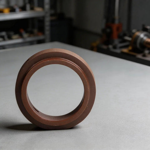 Brass Plasma Swirl Ring 60027 Replacement For PT 80 IPT 80 PTM 80 IPTM 80 Torch Systems on workbench