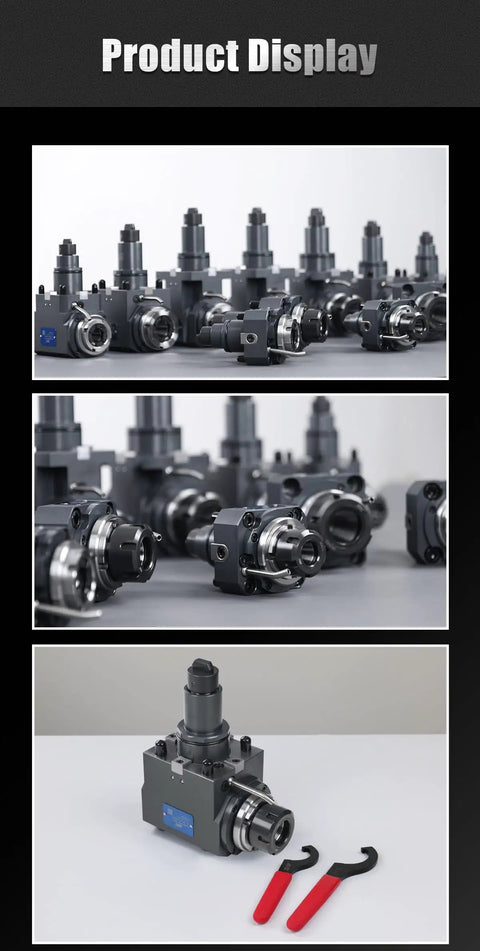 0 Degree External Clamping Driven Tool Holder for CNC Lathe with ER32, Built for High Rigidity and 0.003mm Body Accuracy